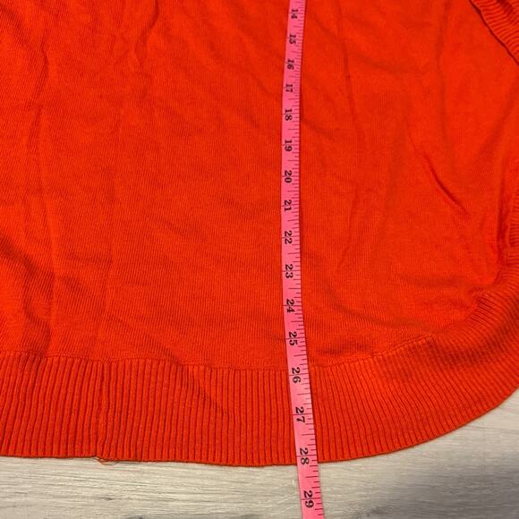 The Limited Vibrant Orange Long Sleeve Top very soft with side detail. - Picture 9 of 10
